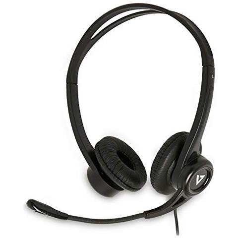 Cuffie Stereo Usb Essentials Con Microfono Nero In - Foto 1