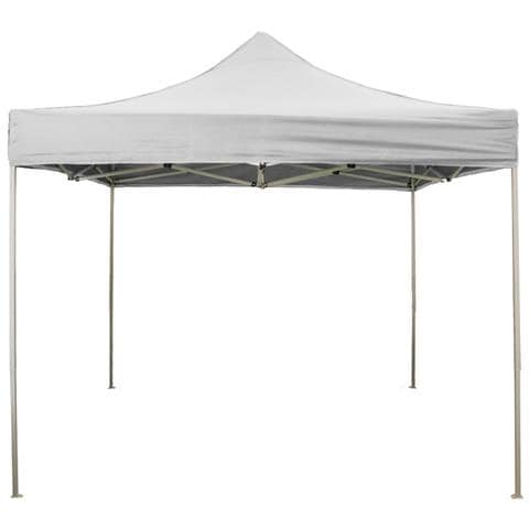 Telo Laterale 4,5x2mt Pvc Bianco Ricambio Per Gazebo 3x4,5mt 9011/2 - Foto 4