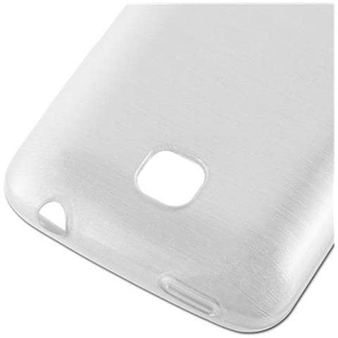 Custodia Compatibile Con Lg L3 Ii (2.gen 2.sim) In Argento - Coperchio Protettivo In Silicone Tpu Flessibile Con Design Spazzolato - Foto 7