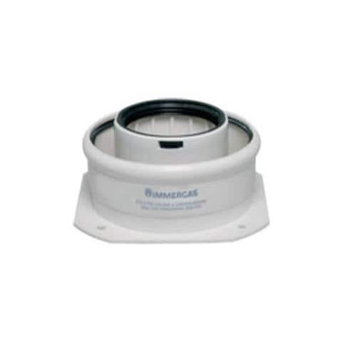 Kit Tronchetto Adattatore Scarico Fumi 60/100 3.012086 - Bianco A Magazzino - Foto 4