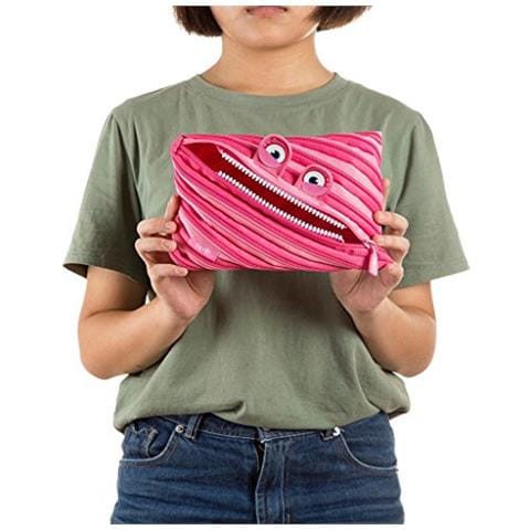 , Astuccio Ztmj-wd-hip Bruti Jumbo, Solo Cerniera A Zip, Colore Rosa - Foto 2