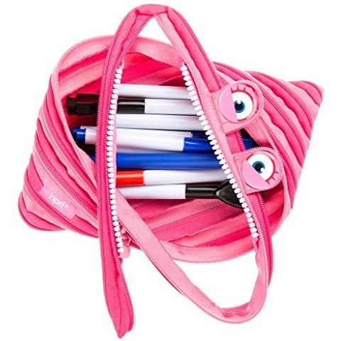 , Astuccio Ztmj-wd-hip Bruti Jumbo, Solo Cerniera A Zip, Colore Rosa - Foto 5