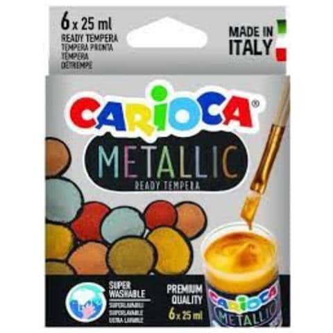 Cf6 Tempera Metallic Vasetti 25ml - Foto 1