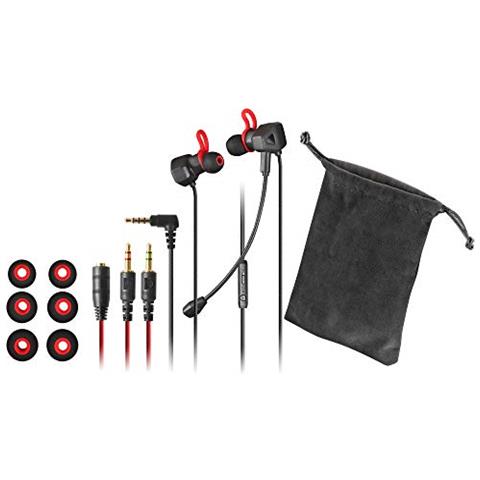 Marsgaming Mihx Nero, Cuffie In-ear Con Microfono, Ps4 / ps5 / xbox / switch / pc, Piccolo - Foto 2