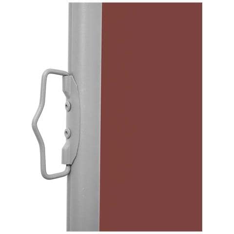 Tenda Laterale Retrattile per Patio 140x1200 cm Marrone - Foto 10