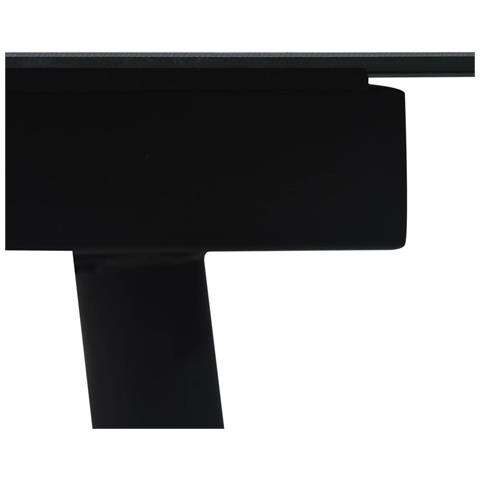 Set da Pranzo da Giardino 7 pz in Rattan PVC Nero - Foto 10
