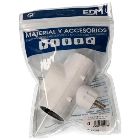 Presa A 3 Prese - 250v - E40063 - Foto 2