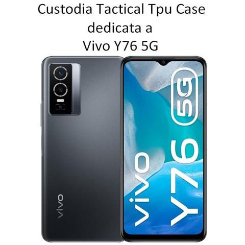 Custodia Originale Tpu Cover Case Per Vivo Y76 5g Trasparente - Foto 2