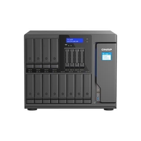 TS-1655 NAS Tower Intel Atom® C5125 8 GB DDR4 0 TB Turbo System Nero - Foto 1