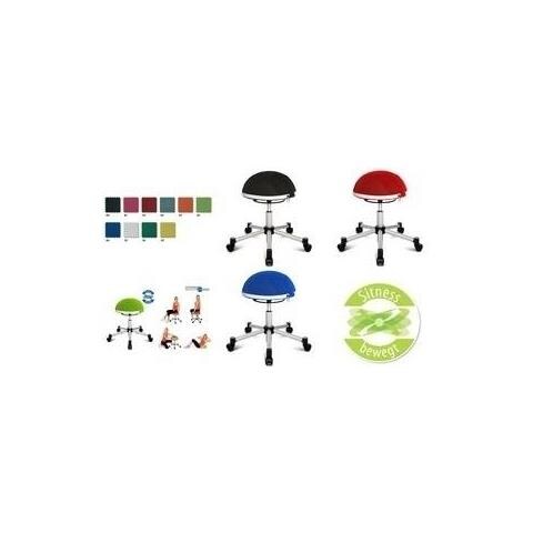 Hocker ""sitness Half Ball"", Apfelgrn Sitzhhe: 530 - 660 Mm, Sitzdurchmesser: 400 Mm, Stufenlos (sh17 Bb5) - Foto 1