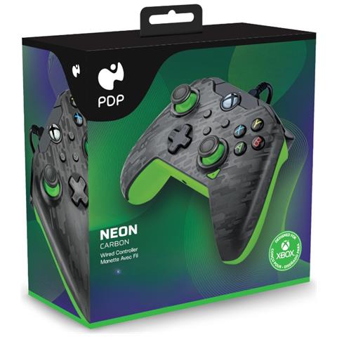 Controller Cablato PDP con Licenza Ufficiale  per Xbox Series X  Colore Neon Carbon - Foto 2