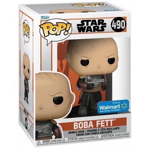 Pop! Star Wars: The Mandalorian - Boba Fett (senza Casco) - Us Exclusive - Foto 3
