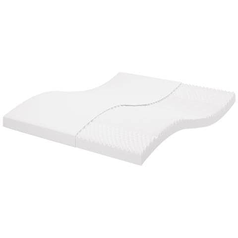 Materasso In Schiuma Bianco 160x200 Cm 7 Zone Durezza 20 Ild - Foto 1