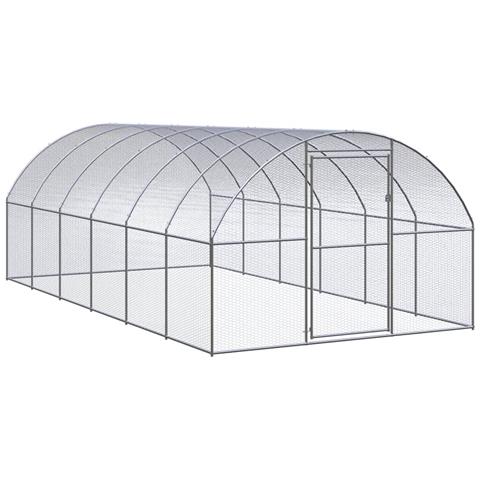 Pollaio per Esterni 3x6x2 m in Acciaio Zincato - Foto 1