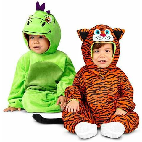 Costume Per Neonati Reversibile Tigre Drago (3 Pezzi) - Foto 1