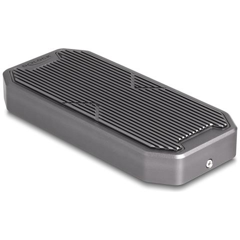 Custodia da gioco esterna per SSD M. 2 NVMe PCIe con SuperSpeed USB 20 Gbps (USB 3.2 Gen 2x2) USB Type-C femmina e illuminazione LED RGB - Foto 2