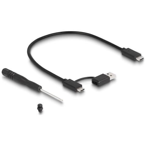 Custodia da gioco esterna per SSD M. 2 NVMe PCIe con SuperSpeed USB 20 Gbps (USB 3.2 Gen 2x2) USB Type-C femmina e illuminazione LED RGB - Foto 6