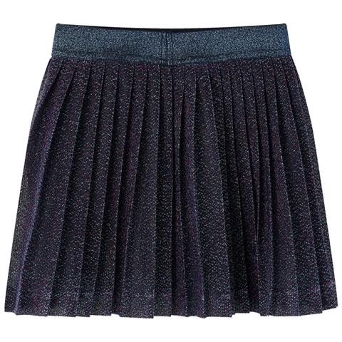 Gonna Da Bambina Con Brillantini Blu Marino 140 - Foto 2