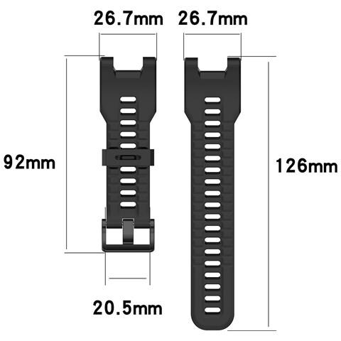 Cinturino In Silicone Per Amazfit T-rex Pro Black - Foto 6