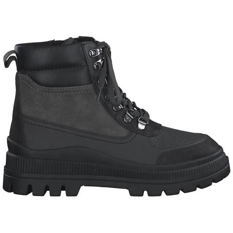 Black Casual Closed Booties Stivaletti Sintetico E Tessile Scarpe Donna Nero Eu 38, 5-25258-29 098 - Foto 1