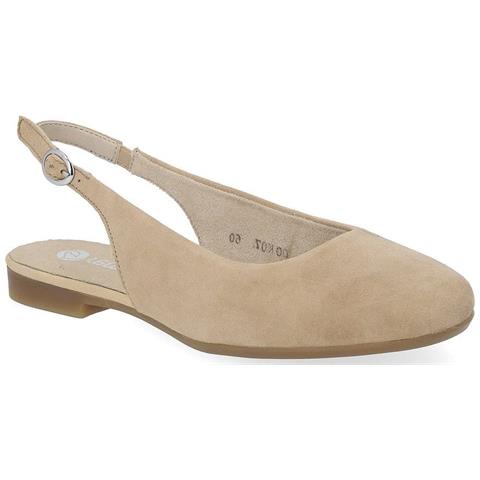 Beige Casual Part-open Sandals Sandali Pelle Scamosciata /nabuk Scarpe Donna Beige Eu 38, D0k07-60 - Foto 1