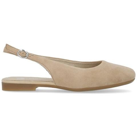 Beige Casual Part-open Sandals Sandali Pelle Scamosciata /nabuk Scarpe Donna Beige Eu 38, D0k07-60 - Foto 2