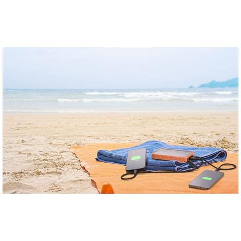 Power bank SOLAR Caricabatterie Portatile 10000mAh con pannello solare - Foto 8