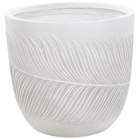 Vaso Per Piante Ftero 42 Cm Bianco Sporco - Foto 2