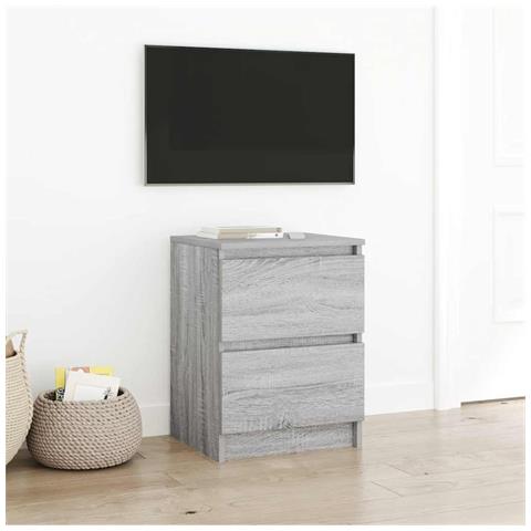 Mobile TV Grigio Sonoma 40x35x54 cm in Legno Multistrato - Foto 1