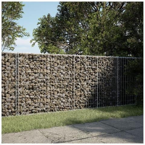 Cesto Gabbione Con Copertura 250x100x100 Cm In Ferro Zincato - Foto 1