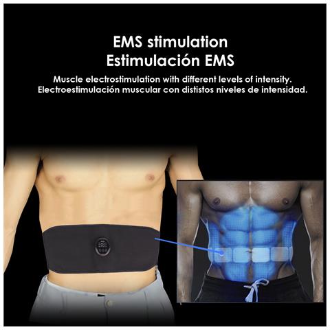 Stimolatore Elettrico Per Vita E Addome Ems Smart Fitness. Promuove La Circolazione Sanguigna. - Foto 5
