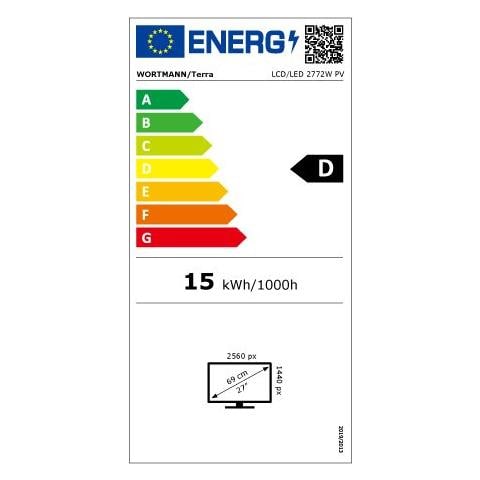 3030223 Monitor PC 68,6 cm (27") 2560 x 1440 Pixel Wide Quad HD LCD Nero - Foto 2