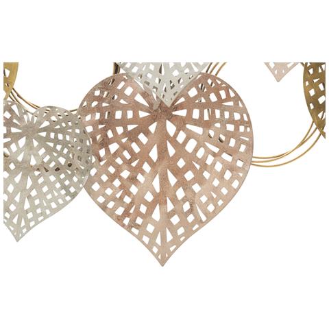 Decorazione In Metallo 3d Cuore 22 - Multicolore - Metallo - 91x2,5x39,5 Cm - Foto 2