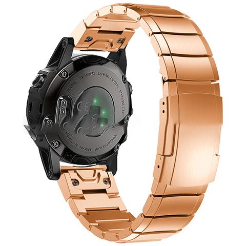 Cinturino Oro Rosa Per Fenix 5s / 6s / 7s / 8 43mm - Foto 2