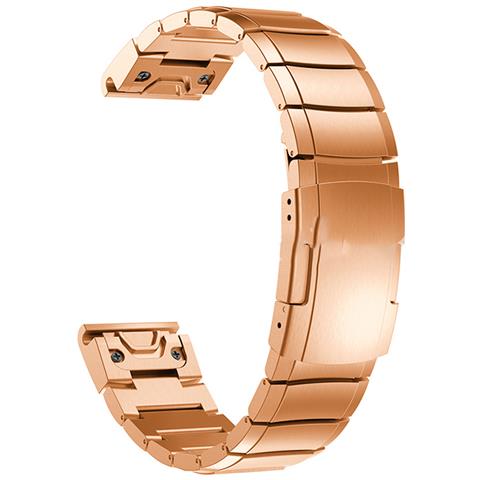 Cinturino Oro Rosa Per Fenix 5s / 6s / 7s / 8 43mm - Foto 3