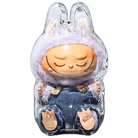 Custodia Protettiva Trasparente Per Statuetta Seduta Labubu 2nd Gen - Foto 2