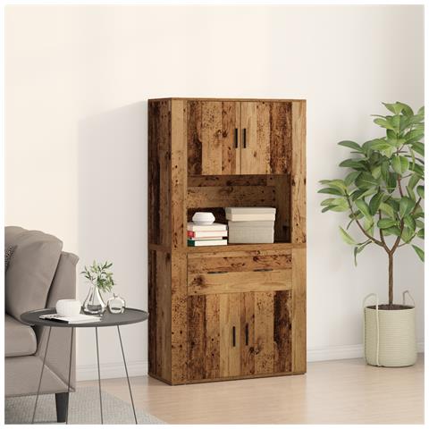 Highboard in Legno di Recupero 80x33x150 cm - Foto 2