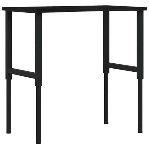Banco Lavoro Marrone Scuro 100x60x(71,5-98) cm Legno di Rovere - Foto 1