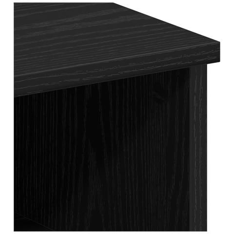 Comodino Nero Rovere 50x32x60 cm in legno ingegnerizzato - Foto 9