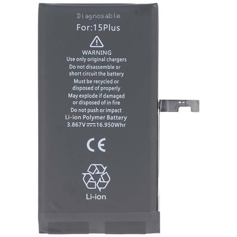 Batteria Li-polimero Per Smartphone Iphone 15 Plus Compatibile A3039 3,86 V - Foto 1