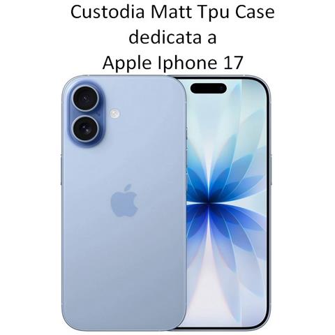 Custodia Tpu Silicone Cover Case Per Apple Iphone 17 Black - Foto 2