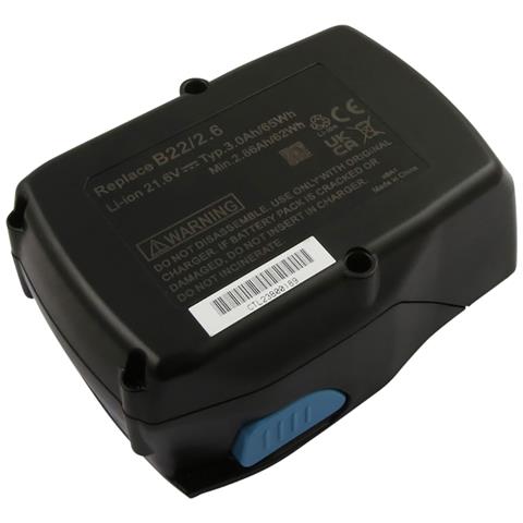 Batteria 21.6v Li-ion 3000mah 65wh Per Utensile Hilti Te 2-a22 Wsr 22-a - Foto 2