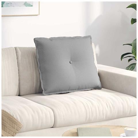 Cuscino per Schiena Grigio Nuvola 60 x 19 x 50 cm Tessuto - Foto 2