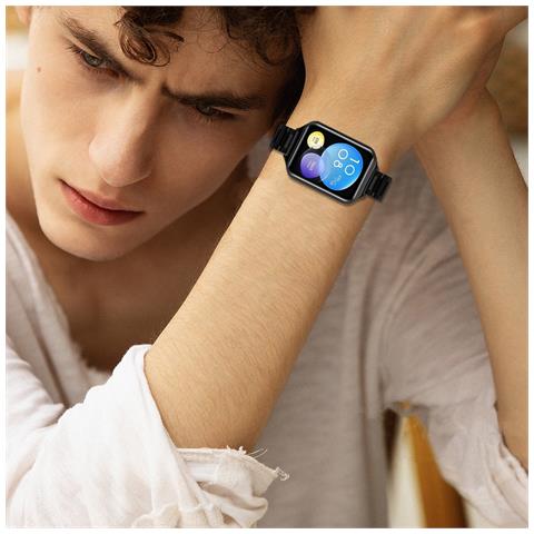Elegante Cinturino In Acciaio Inossidabile Compatibile Con Xiaomi 8 Pro / 9 Pro E Redmi Watch 4/5 Black - Foto 5