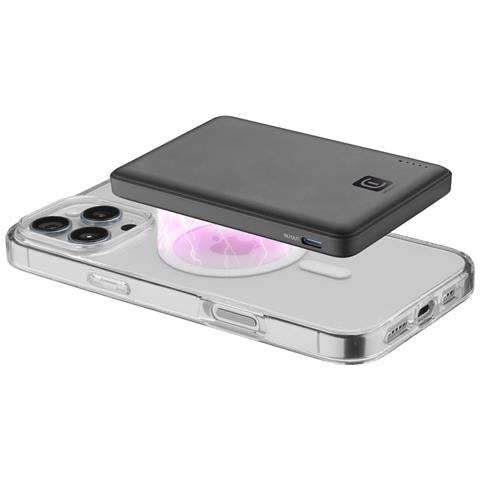 Power Bank MAGSAFE 5000 Power Bank MagSafe 5.000 è il caricabatterie wireless e portatile con tecnologia MagSafe da 7.5W. Grazie al suo design compatto e finiture soft touch, è perfetto per chi cerca una ricarica veloce e senza fili. - Foto 1