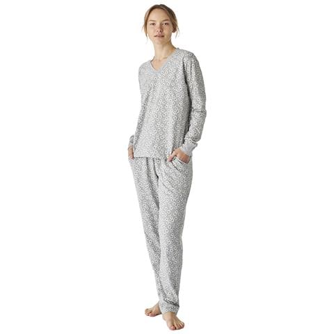 Pigiama Da Donna In Cotone A Maniche Lunghe Jjbep1800 - Foto 1