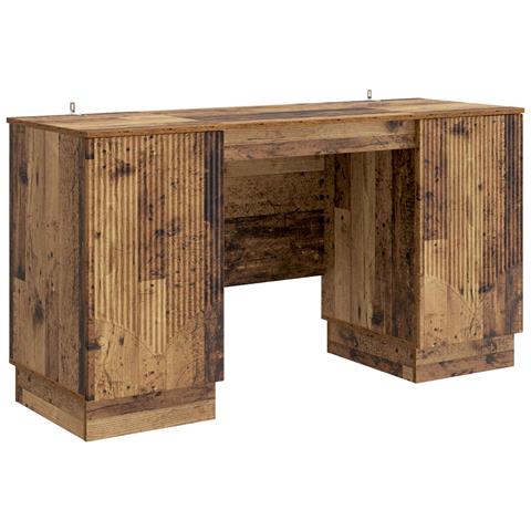 Scrivania Legno antico 142,5 x 50 x 75 cm Legno ingegnerizzato - Foto 1