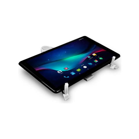 Supporto Universale per Tablet / Smartphone Aluminium Colore Grigio / Bianco - Foto 2