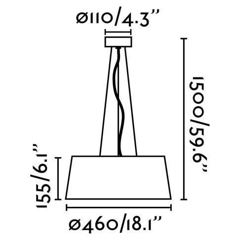 Faro 64174 - Aina Led Lampada Sospensione Bianca - Foto 7