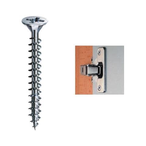 Viti Tsp Testa Svasata Piana A Croce Pozidriv Zincata Gialla Diametro 2,5 Mm Lunghezza 25 Mm Confezione Da 1.000 Pz - Foto 2